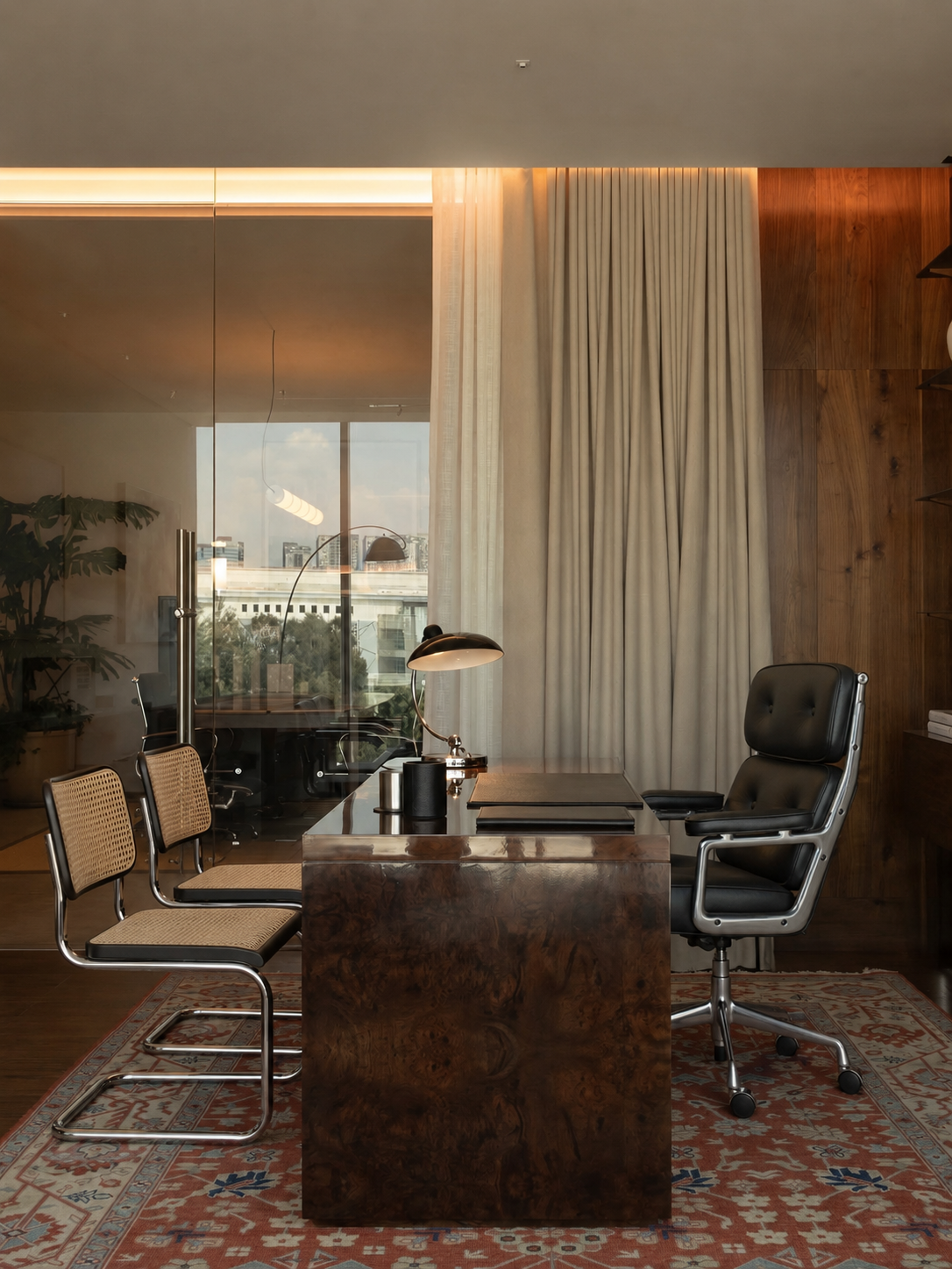 Executive Suite — Eames® Executive Chair, Cesca Side Chair